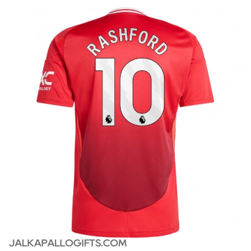 Manchester United Marcus Rashford #10 Kotipaita 2024-25 Lyhythihainen